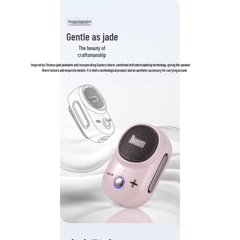 DianYin Xiaopei Portable Clip-on Bluetooth Speaker CN plug (adapter included)