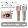 Rechargeable Heated Eyelash Curler NTC Smart Temperature Control