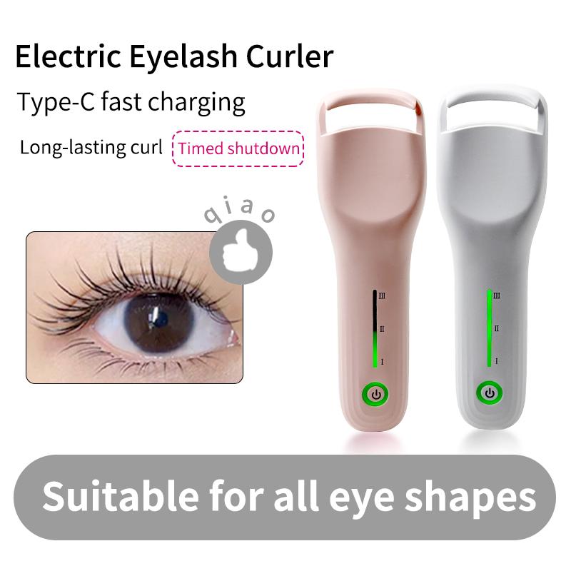Rechargeable Heated Eyelash Curler NTC Smart Temperature Control