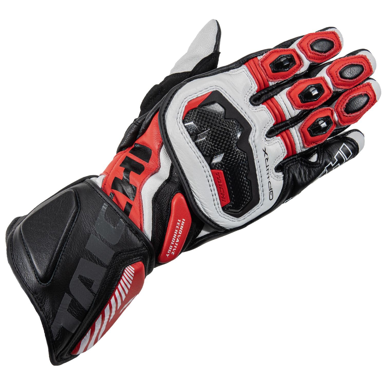 

RS Taichi Racing Gloves with CE Level Road Size L GP-WRX Built-in Protectors, 1, Race, Red, [NXT056]