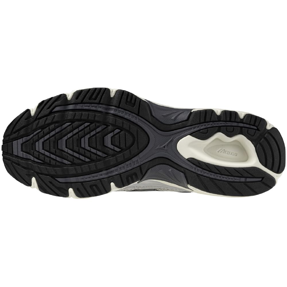 [Mizuno] MXR Sneakers, Casual Fashion, Commuting, School, Lifestyle, Light Gray x Black, 27.5 cm, 3E