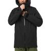 SALOMON Logo Print Hooded Zip-Up Long Sleeve Jacket Men Jackets Black LC2305100