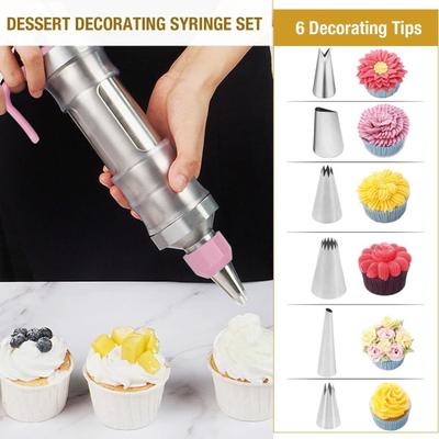Yousheng Kit de Décoration de Gâteaux 13 Pièces en Acier Inoxydable Machine à Faire les Biscuits Presse à Biscuits Réutilisable Kit de Douilles à Pâtisserie pour Gâteaux Cupcakes Biscuits