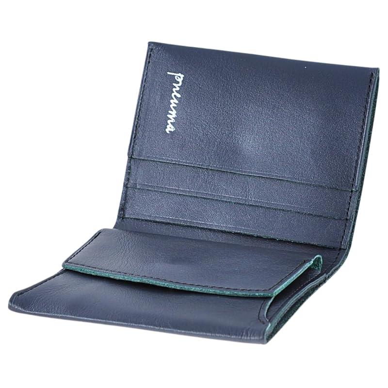 

[JPSpiritus] pneuma ZenMinimal wallet men s bi-fold Thin genuine leather mini wallet compact small wallet Holds 6 cards thin leather With coin purse