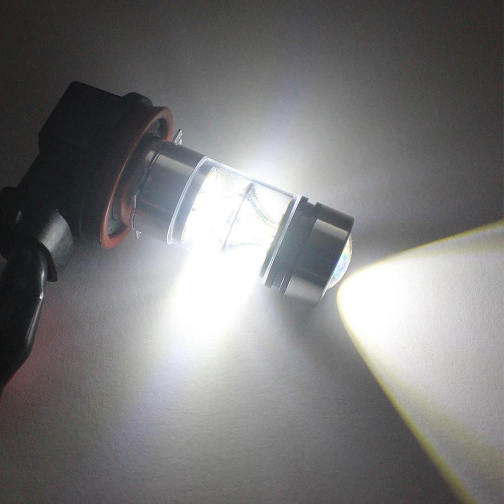 H11 H8 100w 6000k Led Driving Bulbs Superbright Car Accessories Fog Lights Durable Drl Daytime Running Lights Universal