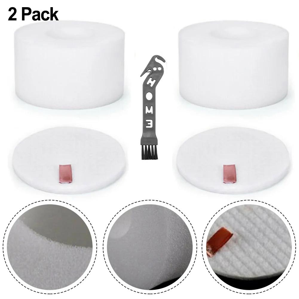 Washable Sponge Filter Kit for Shark NV601UK NV601UKT NV600UK NV600 2 Foam Filters 2 Felt Filters and 1 Cleaning Brush