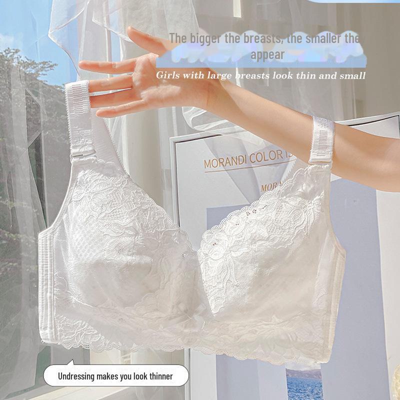 Women's White Adjustable Push-Up Bra: Enhances Shape & Supports Without Steel Rings