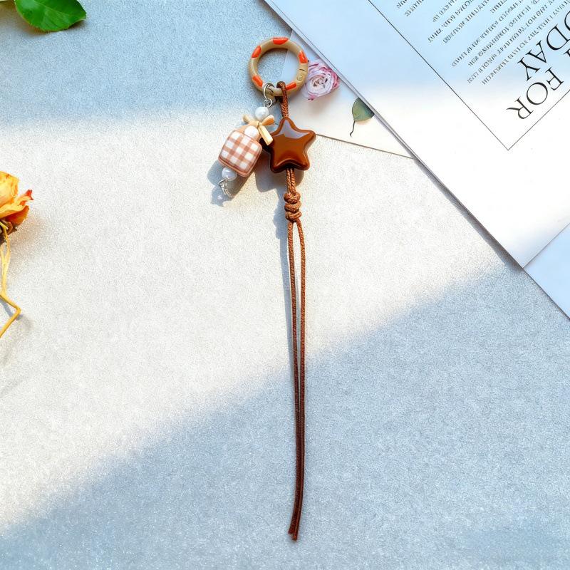 Makrama Gwiazda Breloczek Wisiorek Zestaw DIY: Urocza biżuteria z koralików i akcesoria do zawieszek na telefon