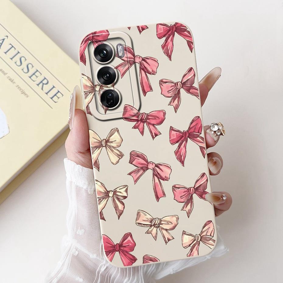 Beautiful Floral Phone Case For OPPO Reno12 12Pro 5G Soft Silicone Shockproof Cover For Oppo Reno12 Pro 5G Reno 12 Cases Bumpers