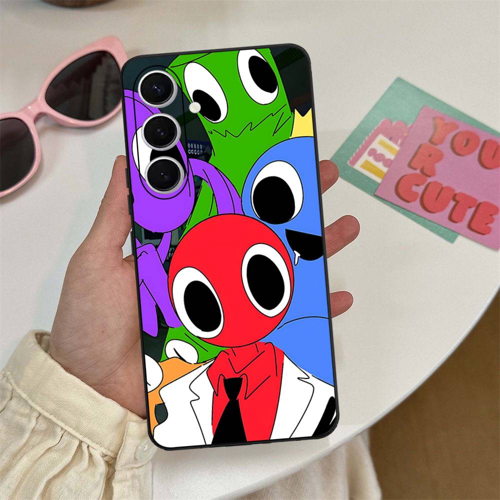 Cartoon R-Rainbow Friends Phone Case For Samsung S 24 Fe 25 Ultra Plus 20 Lite 21 30 22 23 24 22 Ultra 5G Fundas