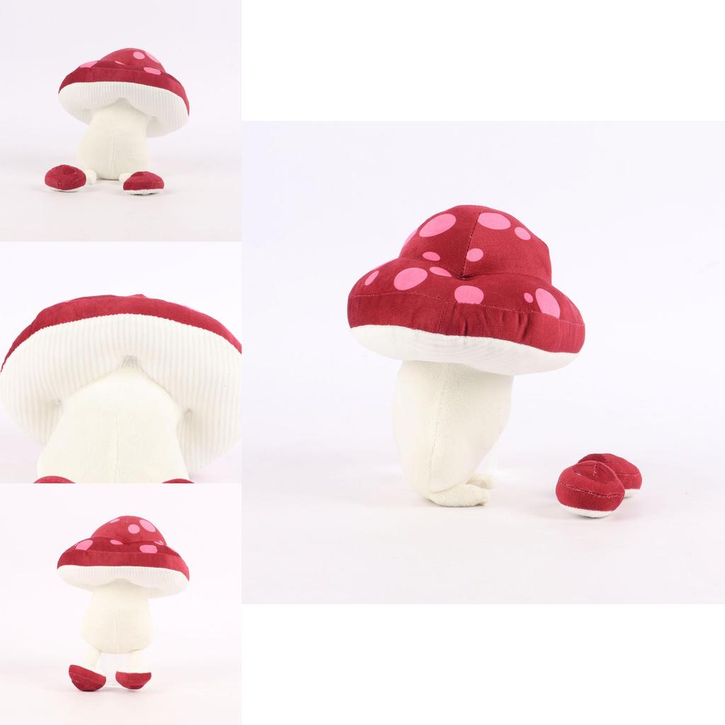 Adorable Delicious In Dungeon Mushroom Plush Toy Cute Cartoon Anime Plant Stuffed