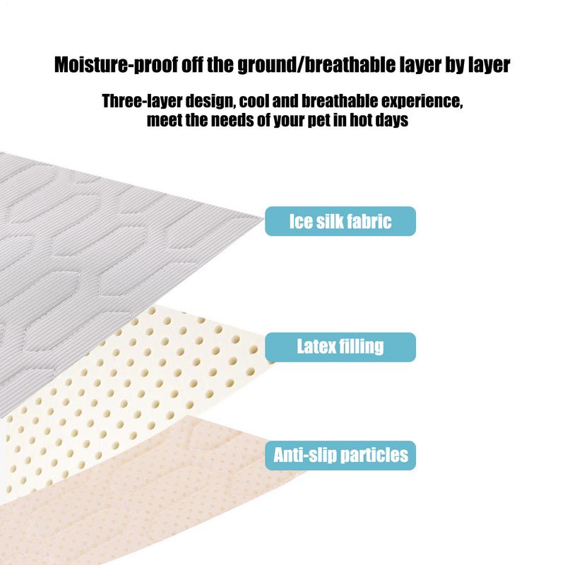 Dog Cooling Mat Summer Pet Cold Bed Extra Large for Small Big Dogs Pet Accessories Cat Durable Blanket Sofa Cat Ice Pad Blanket