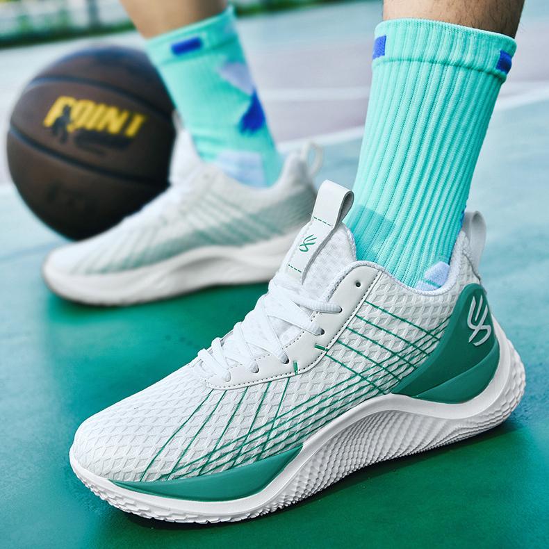 Sommer nye herresko Fritidssko Pustende Komfortabel løping Plus Size Basketball Sko Mote Par Sko