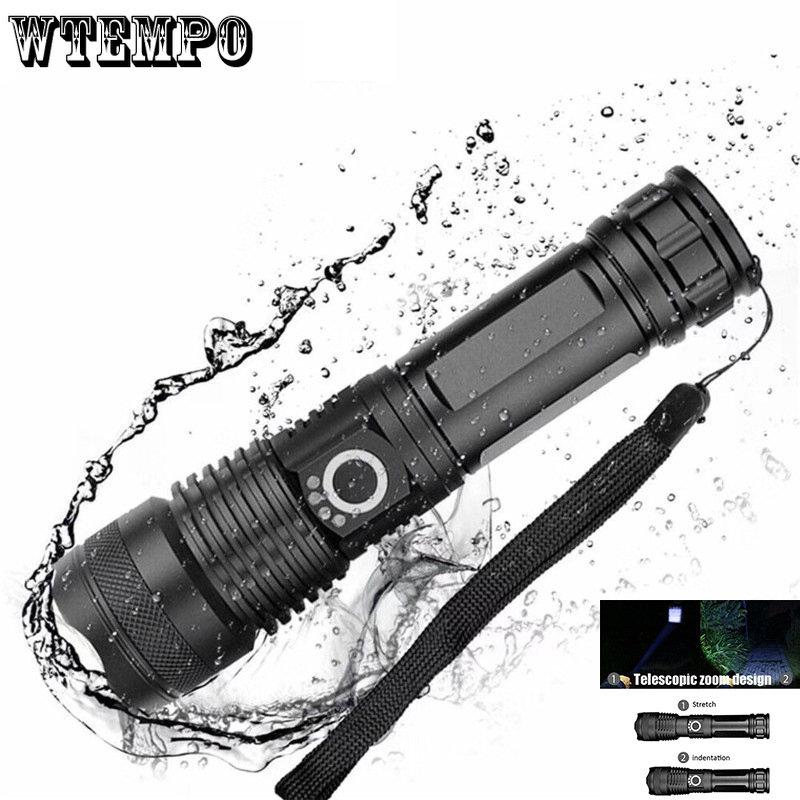 Buy Aluminum Alloy Flashlight USB Rechargeable Flashlight Outdoor