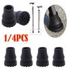 16/19/22MM Rubber Pad Cap Non-Slip Walking Stick Crutch Cane Bottom Pads Cover Protector Climbing Hiking Trekking Pole Tip