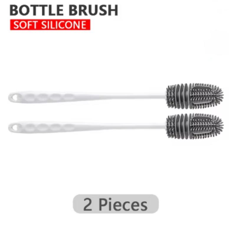 Bottles Brush Silicone Baby Bottles Clean Brush Long Cleaning Brush Cup Brush for Scrubbing Useful Cleaning Product for Home