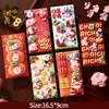 4/6PCS New Year Red Envelope Year of The Horse Red Chinese Hongbao Money Envelopes Hongbao Bag The Year of Horse Lucky Money Bag