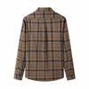 Timberland Plaid Outdoor Casual Breathable Long Sleeve Shirt Men Shirts Khaki A44G5-BK2