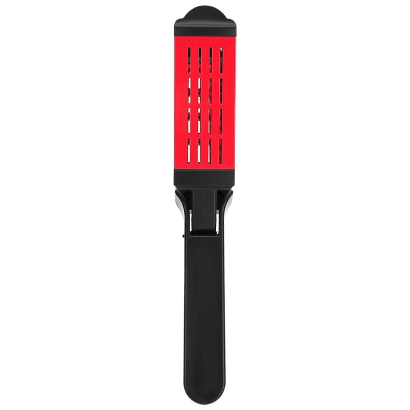 Double Sided Straightening Brush Clamp Hair Brush V-Shape Hair Styling Comb Hairdressing Tool for Home Barber Shop