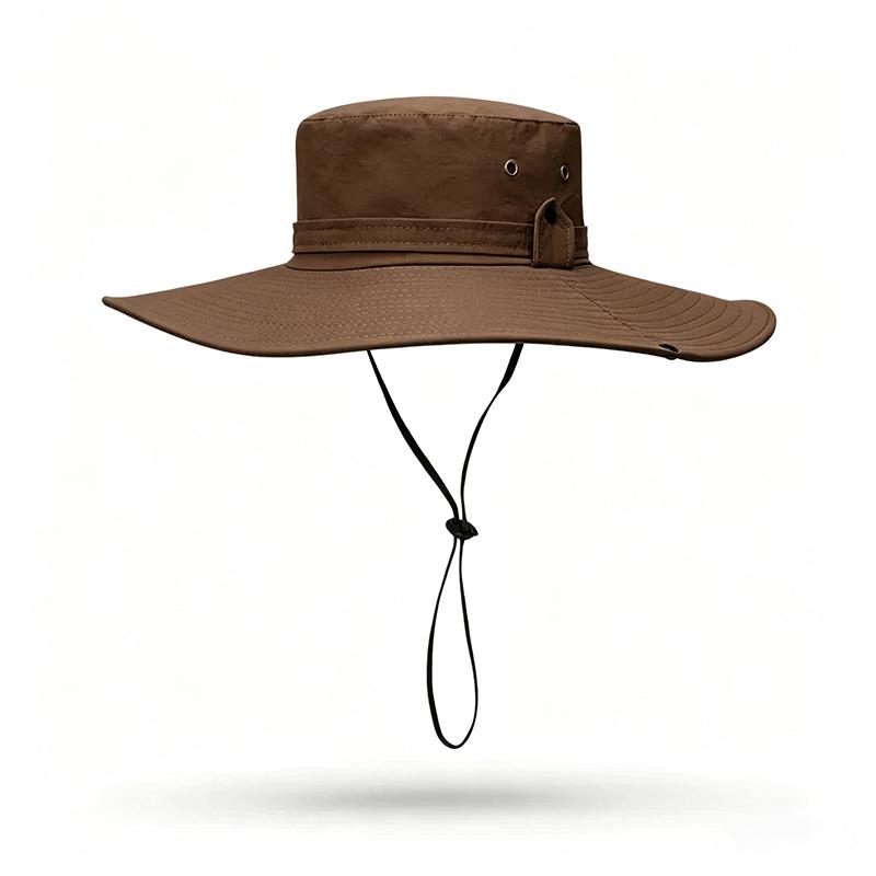 Western Cowboy Style Fishing Hat, Sun Protection Hat, Outdoor Oversized Brimmed Sunshade Hat, Hiking Hat