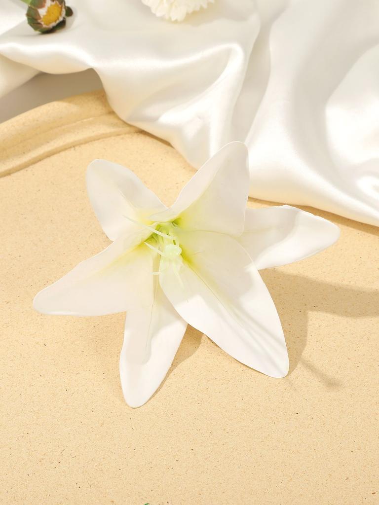 AWAYTR Bohemia Canna Blomster Små Hårklemmer Hawaii Brudeblomster Hårklemmer Hårnåler Spenne For Bryllup Hårtilbehør