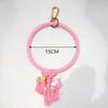 Parrot Cage Swing Toy Round Triangular Iron Wire Cotton Thread Hanging Ring For Bird Pet Birds Toys Accessories Supplies