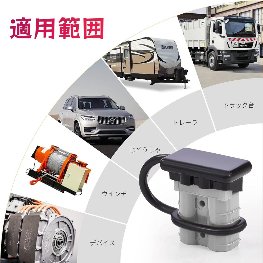 REYLNXR 4 Sets 50A 600V Power Connector Connector Fast Connection