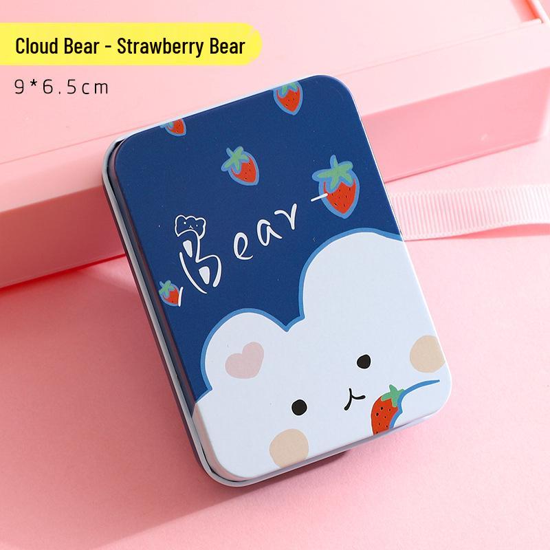 Creative Cartoon Mini Card and Hairpin Storage Tin Box