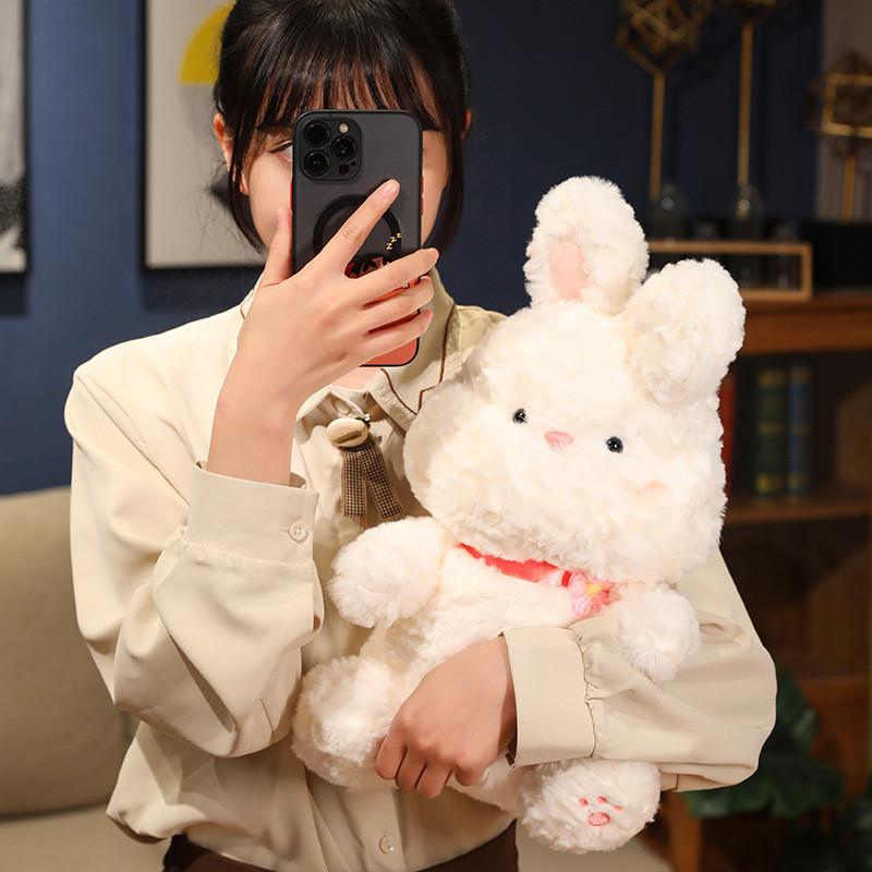 Plush Flower Rabbit Toy Cartoon Animal Stuffed Doll Decoration Kids Gift Cute