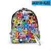 Unisex Oxford Cloth Printed Backpack Alphabet Lore Design Student Gift