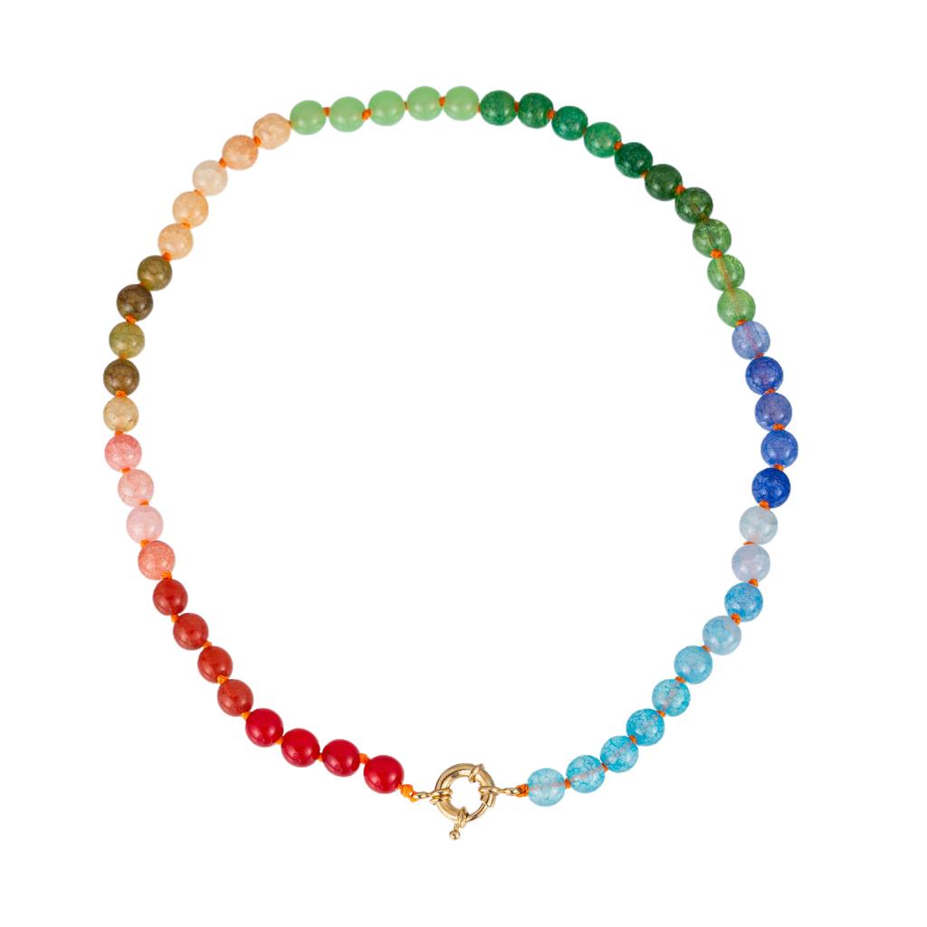 Yori Summer Candy-colored Fresh Handmade Beaded Necklace Jewelry Bijoux Gift Wholesale Autumn&Winter Style Stacking Jewelry