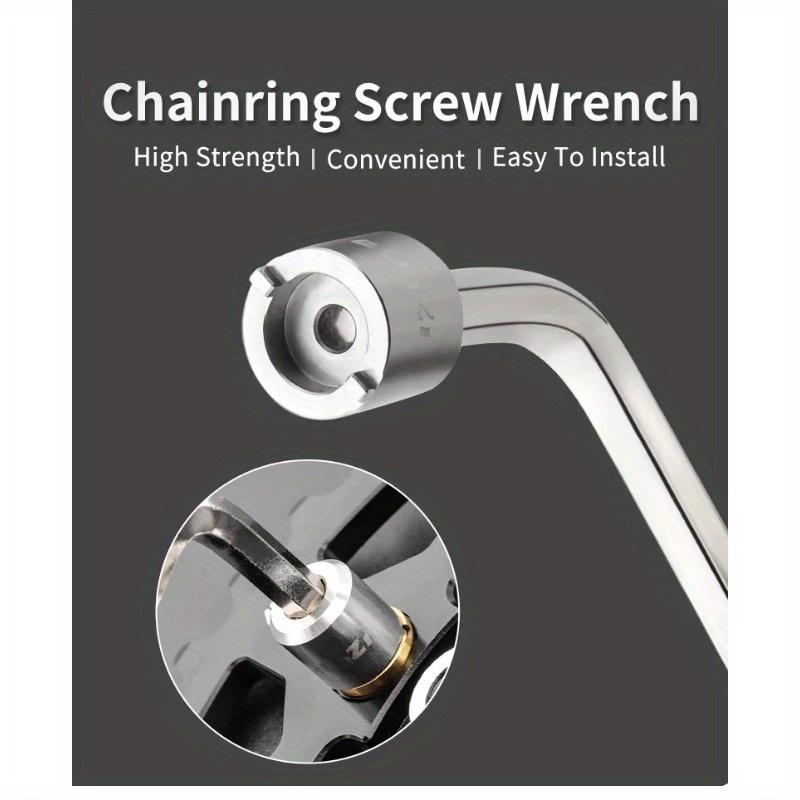 Chainring Bolts Nut Wrench MTB Road Bike Tool for Screw Removal and Installation Durable Chainwheel Tool