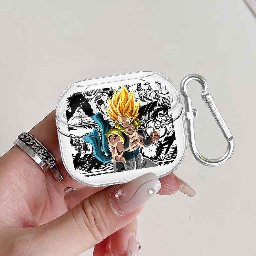 

Clear Earphone Cases Cover With Hook Case For Samsung Galaxy Buds Live 2Pro 4 Pro 2 3 FE 3Pro 4Pro D-ragonS B-allS Cool Vegeta Buds Pro