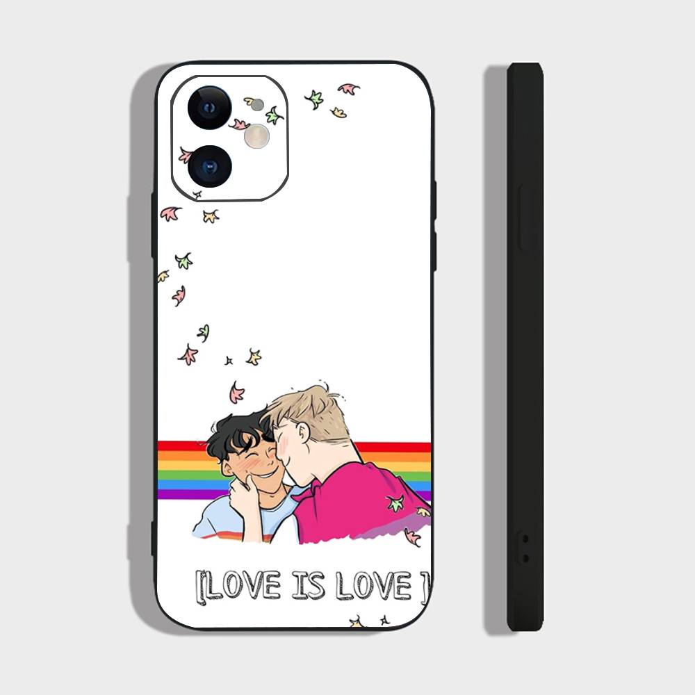 

New H-Heartstopper Movie Phone Case For IPhone 17 Air 16 15 14 13 Pro Max 11 12 Black Silicone Cover IPHONE 12MINI