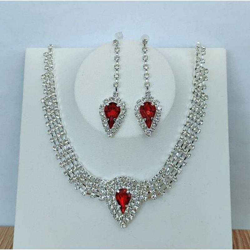 

Accessories: Exaggerated Necklaces, Earrings, Bridal Jewelry Sets, Fashion Gemstone Collarbone Chains, Women S Dress Accessories