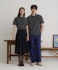 Binpolmen [Essential] Pique Collared Short Sleeve T-Shirt Ash