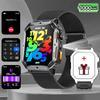 Men Smart Watch For Android IOS 1000mAh Flashlight 3ATM Waterproof Fitness Watches Voice Bluetooth Call 2.01" HD Smartwatch