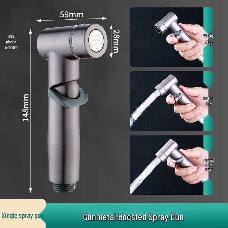 All-Copper Bidet Set with Pressurized Spray Gun for Bathroom