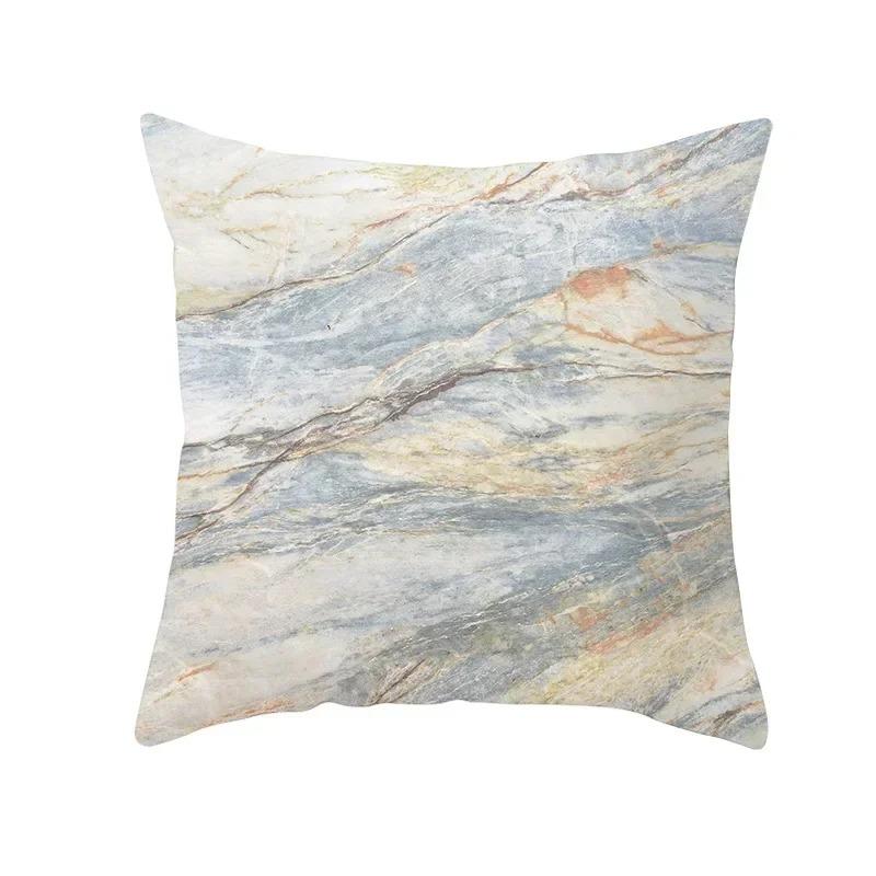 MarbleInspired Patterns For Stylish Pillows Pattern Cushion Cover Suitable For Sofa Bedroom Car Pillow Cover