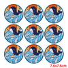 10 Pcs/lot Embroidery Patch Iron On Patches For Clothing Patches On Clothes Jackets Decor Applique Sew Supplies