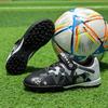 Boys/Kids Rubber Non-slip Short Spike Velcro Lace-up Artificial Turf Football Boots