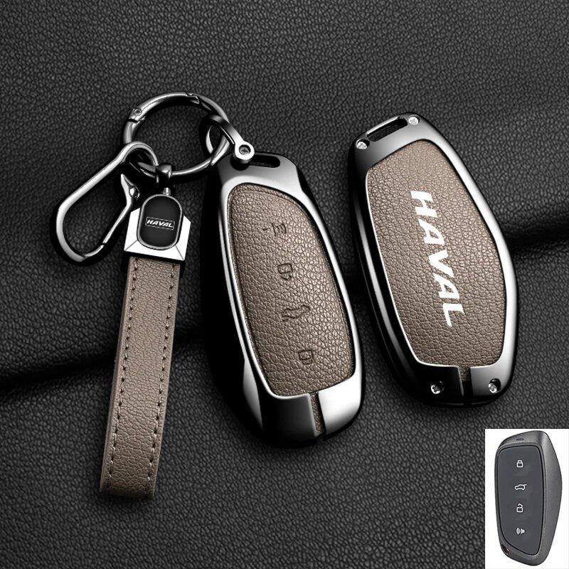 Goat Leather Car Key Case For Haval Xy H6 Dargo M6 H9 H6S F7 F7X Jolion X Dog H2 H3 H5 H7 H8 M4 F7H H2S Key Case Car Remote Key
