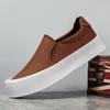 Fashion Leather Casual Shoes Elegantes Formal Men's Loafers Moccasins Breathable Slip On Male Boat Shoes Leisure Walk Moccasins