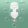 Lampada Rettili UVB 13W 26W Raggi UVB Riscaldamento Energetico Lampadina Arricchita di Calcio Lampade Riscaldanti Tartaruga Lucertola Serpente