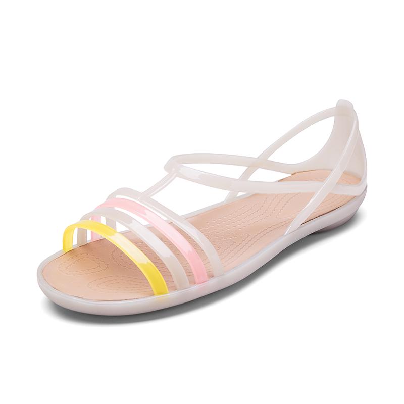 2024 Sommer Damen Jelly Fish Mund Ballerinas - Strand- & Reise Kristall Sandalen
