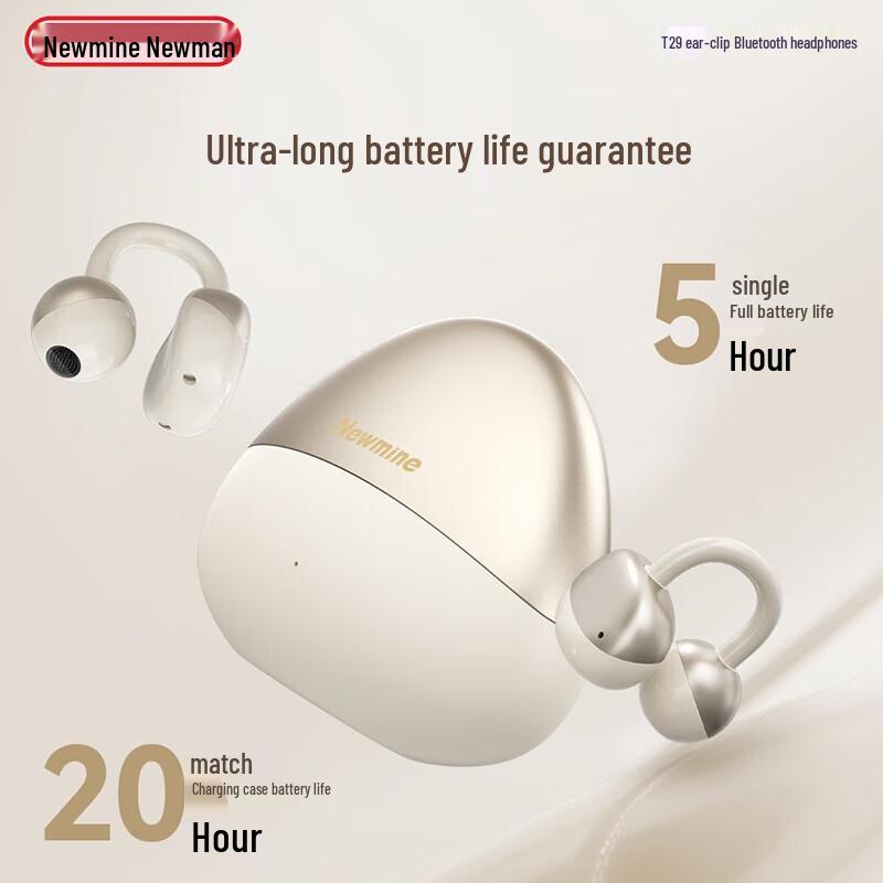 Newmine T29 True Wireless Bluetooth Ear-Clip Headphones