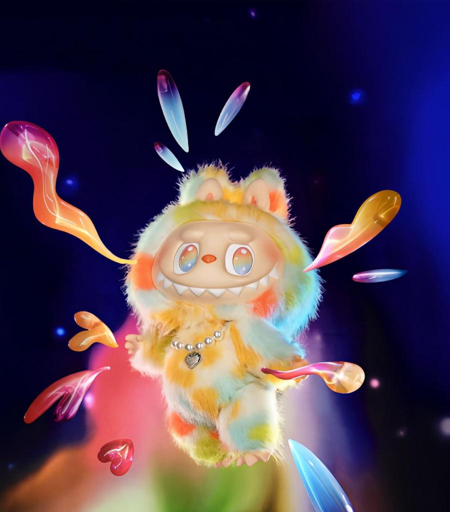 POP MART Labubu THE MONSTERS „Rock the Universe“ Weichvinyl-Plüschfigur