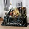 2025 New Fashionable L-Lord of the Rings Printed Blanket Hotel Office Comfortable Warm Sofa Bed Soft Blanket Gift Picnic Blanket
