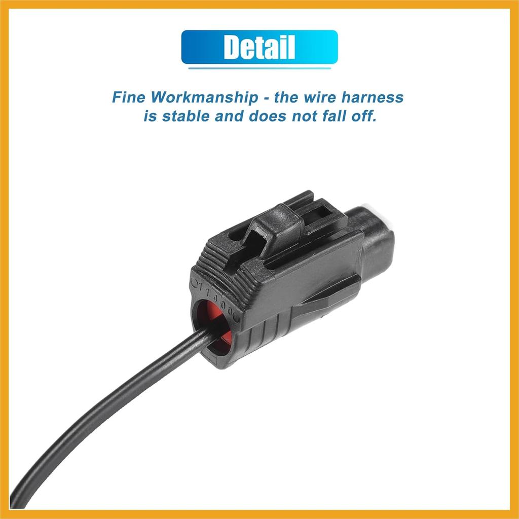 1-Way TS187 Series Starter Applications Connector Plug Pigtail for Toyota Venza 2009-2015 for Toyota Solara 2002-2008 No.9098011400 Replacement