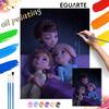 Digital Oil Painting Elsa Anna Queen Diy Coloring Handpainted Home Decoration Gift, Diy